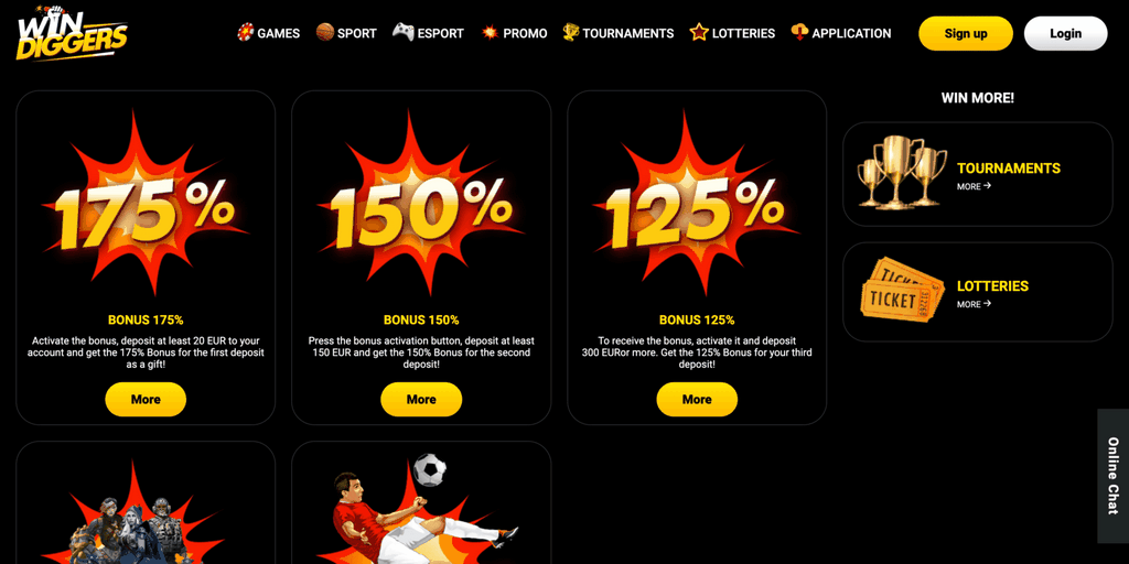 Rewards and Promotions at Victory Diggers Casino Site [2025] 
